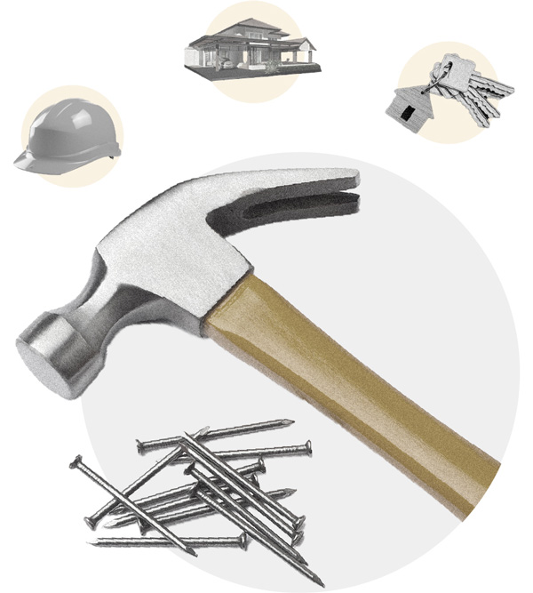 suburban-hammer-nails-home-build Building Houses in Nashville